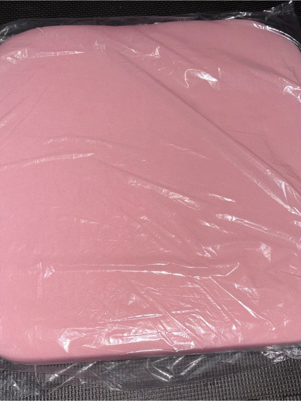 SHEIN Pink Plush Pillow Cover - Soft Solid Color
